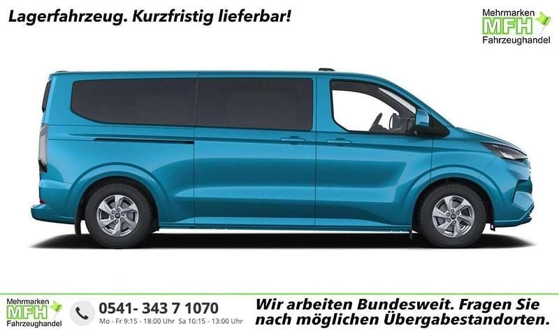Neu Ford Transit Custom Limited 170 PS (125 kW) 2026 Digital aqua blue metallic Kombi