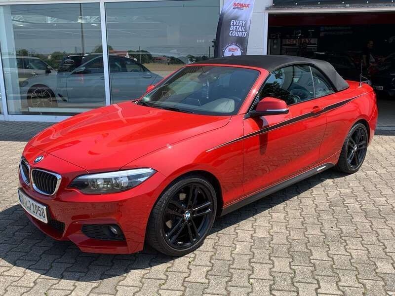 Rot Gebraucht 2018 BMW 218 M Sport Cabrio | 19.000 € (Guter Preis) - Bild 1/4