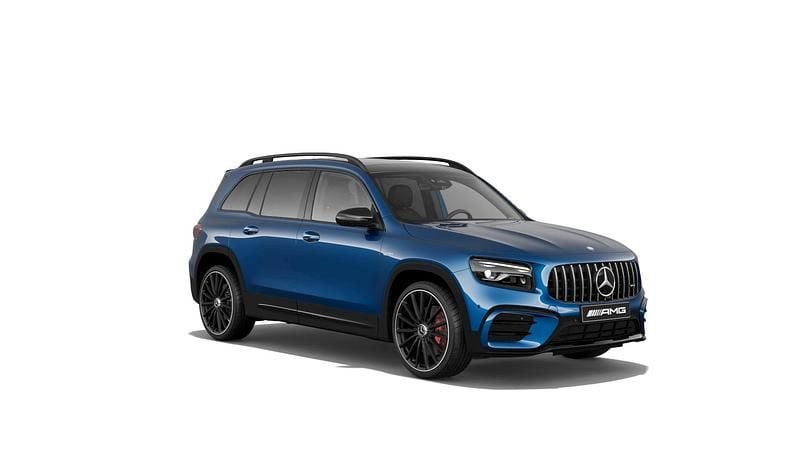 Spektralblau metallic Neu 2025 Mercedes GLB35 AMG SUV | 82.669 € - Bild 1/4