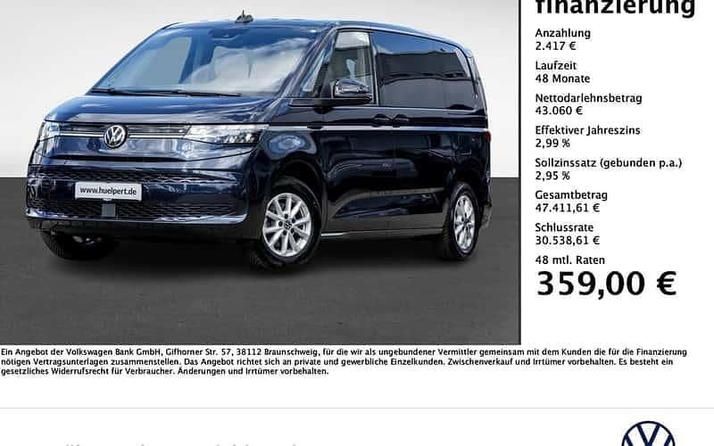 Blau Gebraucht 2024 VW Multivan Life Van | 45.477 € (Superpreis) - Bild 1/4