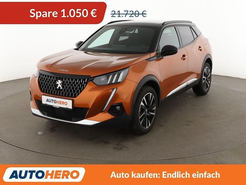 Orange Gebraucht 2020 Peugeot 2008 GT SUV | 20.670 € (Fairer Preis) - Bild 1/3
