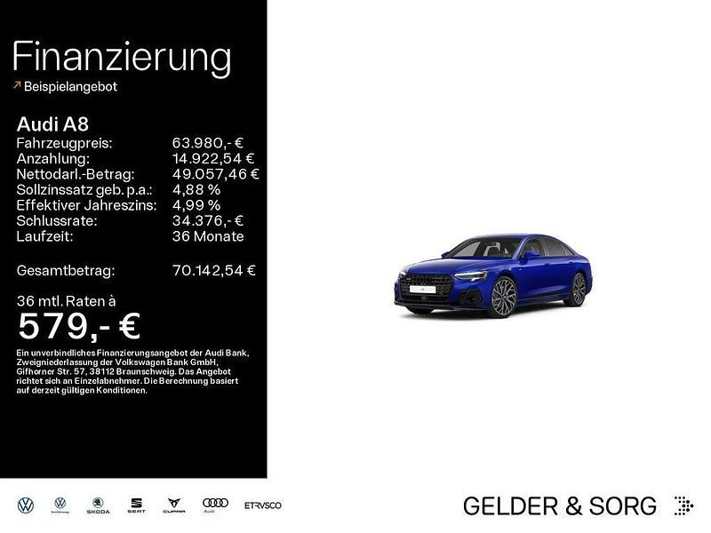 Gebraucht Audi A8 Ambiente 286 PS (210 kW) 2022 Ultrablau metallic Limousine