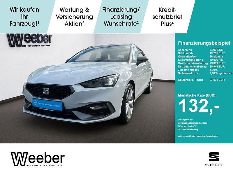Weiß Gebraucht 2025 Seat Leon FR Limousine | 27.931 € (Guter Preis) - Bild 1/4