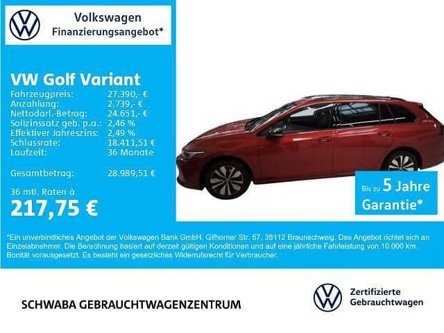 Kings red metallic Gebraucht 2025 VW Golf VIII Goal Kombi | 27.390 € (Guter Preis) - Bild 1/4