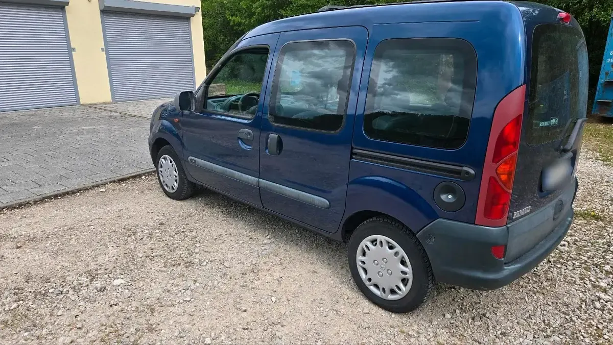 Gebraucht Renault Kangoo 75 PS (55 kW) 2000 Blau Van / Kleinbus