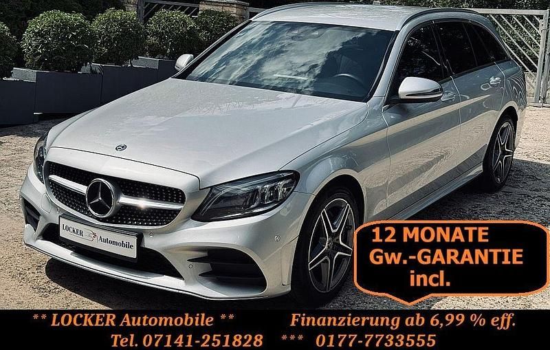 Silber Gebraucht 2020 Mercedes C220 AMG Limousine | 21.880 € (Guter Preis) - Bild 1/4
