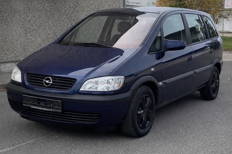 Gebraucht Opel Zafira Selection 97 PS (71 kW) 2001 Blau Van / Kleinbus