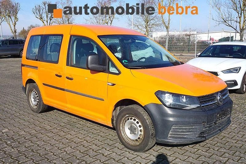 Gebraucht VW Caddy 102 PS (75 kW) 2019 Orange Van / Kleinbus