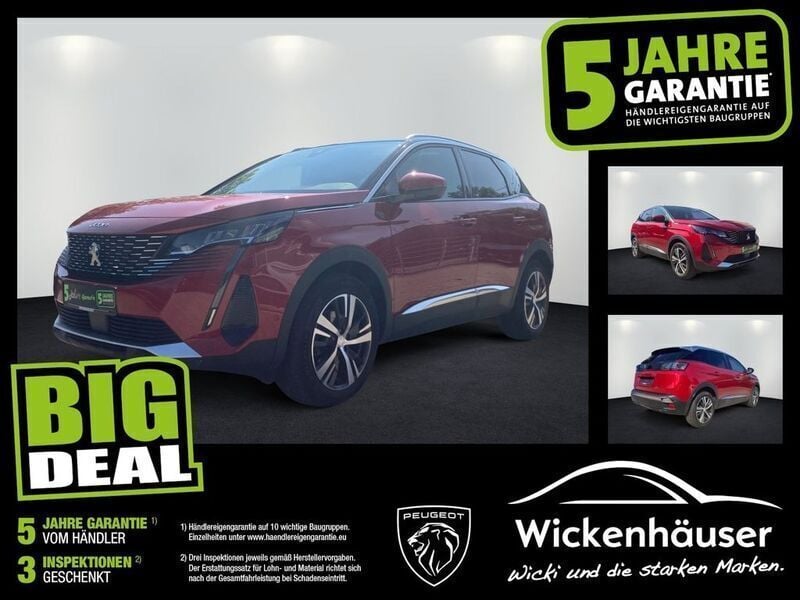 Lackierung ultimate rot/metall Gebraucht 2021 Peugeot 3008 SUV | 20.790 € (Fairer Preis) - Bild 1/4