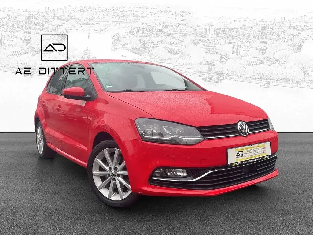 Gebraucht VW Polo Highline 110 PS (80 kW) 2016 Rot Limousine