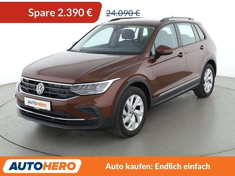 Braun Gebraucht 2021 VW Tiguan Life SUV | 21.700 € (Superpreis) - Bild 1/3
