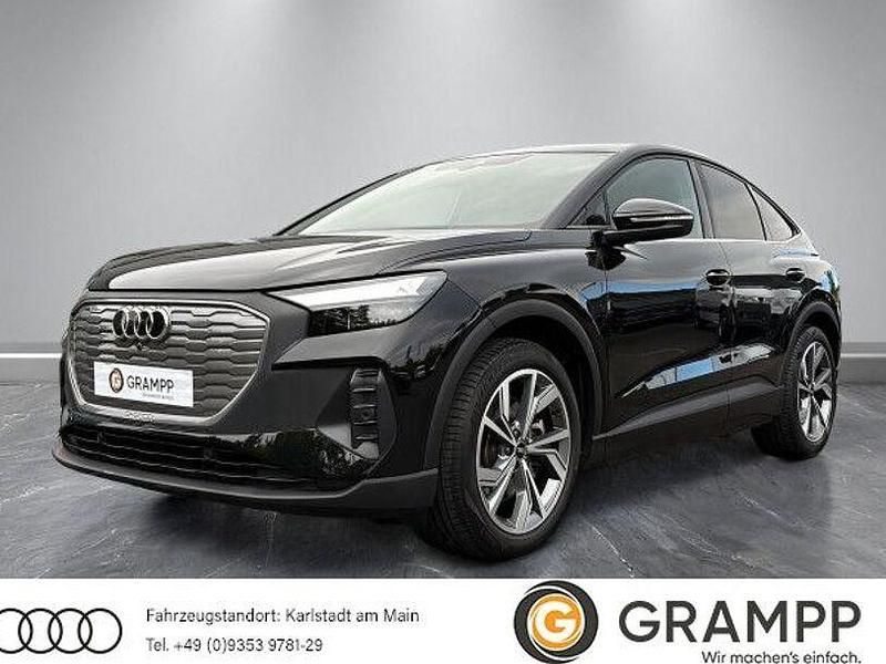Mythosschwarz metallic Gebraucht 2022 Audi Q4 e-tron Basis SUV | 31.950 € (Fairer Preis) - Bild 1/4