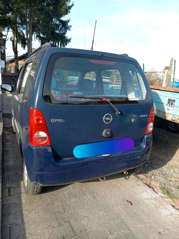Gebraucht Opel Agila 58 PS (42 kW) 2001 Blau Van / Kleinbus
