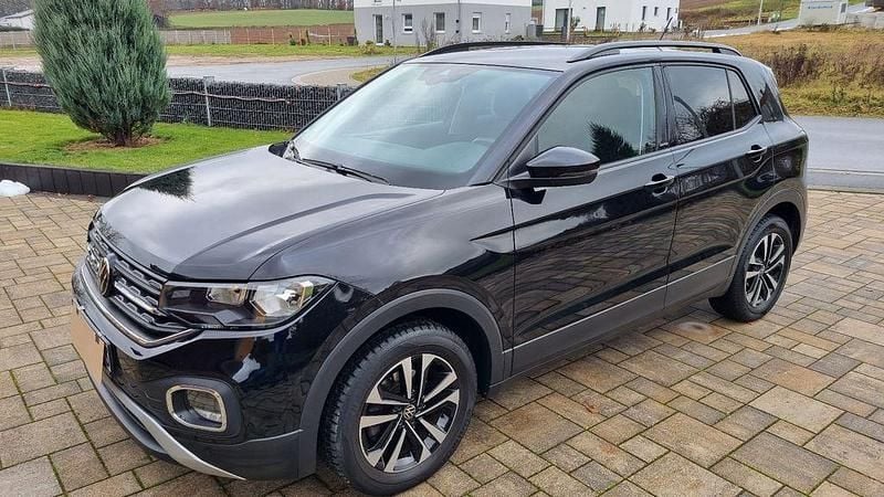 Schwarz Gebraucht 2020 VW T-Cross United SUV | 17.550 € (Guter Preis) - Bild 1/4