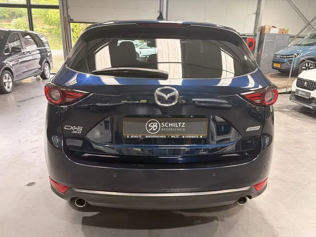 Gebraucht Mazda CX-5 Luxury 194 PS (142 kW) 2019 Blau SUV