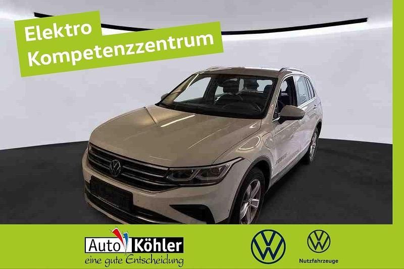 Pure white Gebraucht 2022 VW Tiguan Elegance SUV | 27.830 € (Fairer Preis) - Bild 1/3