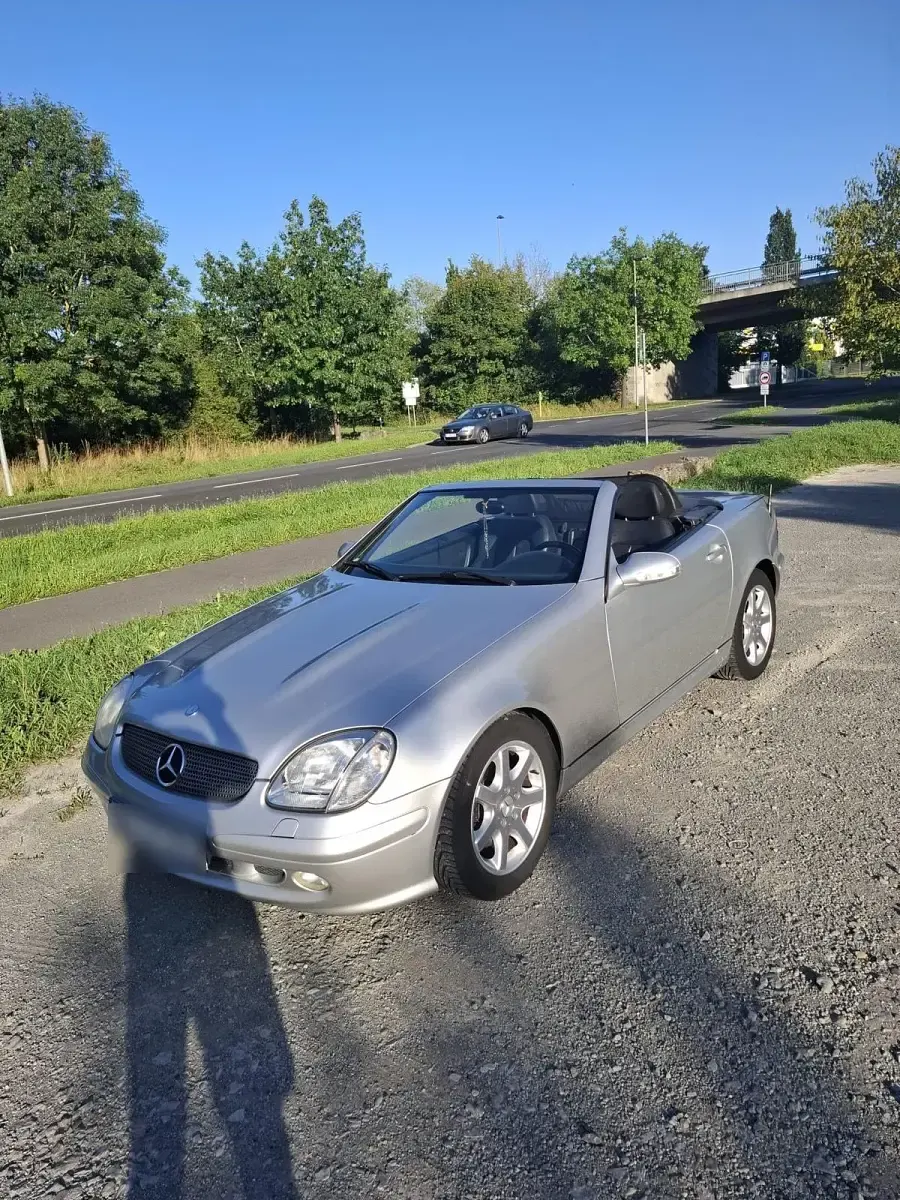 Gebraucht Mercedes SLK320 218 PS (160 kW) 2000 Grau Cabrio