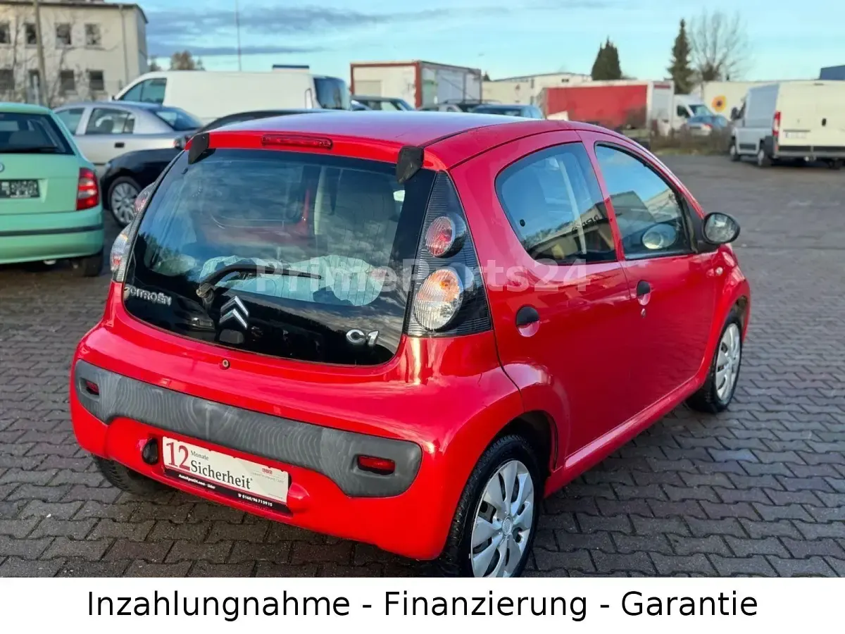 Gebraucht Citroën C1 Advance 68 PS (50 kW) 2009 Rot Kleinwagen