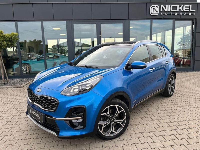 Blau Gebraucht 2021 Kia Sportage 3 SUV | 26.999 € (Etwas zu teuer) - Bild 1/4