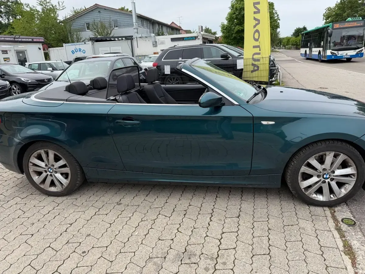 Gebraucht BMW 123 Cabriolet Efficient Dynamics 204 PS (150 kW) 2009 Grün Cabrio