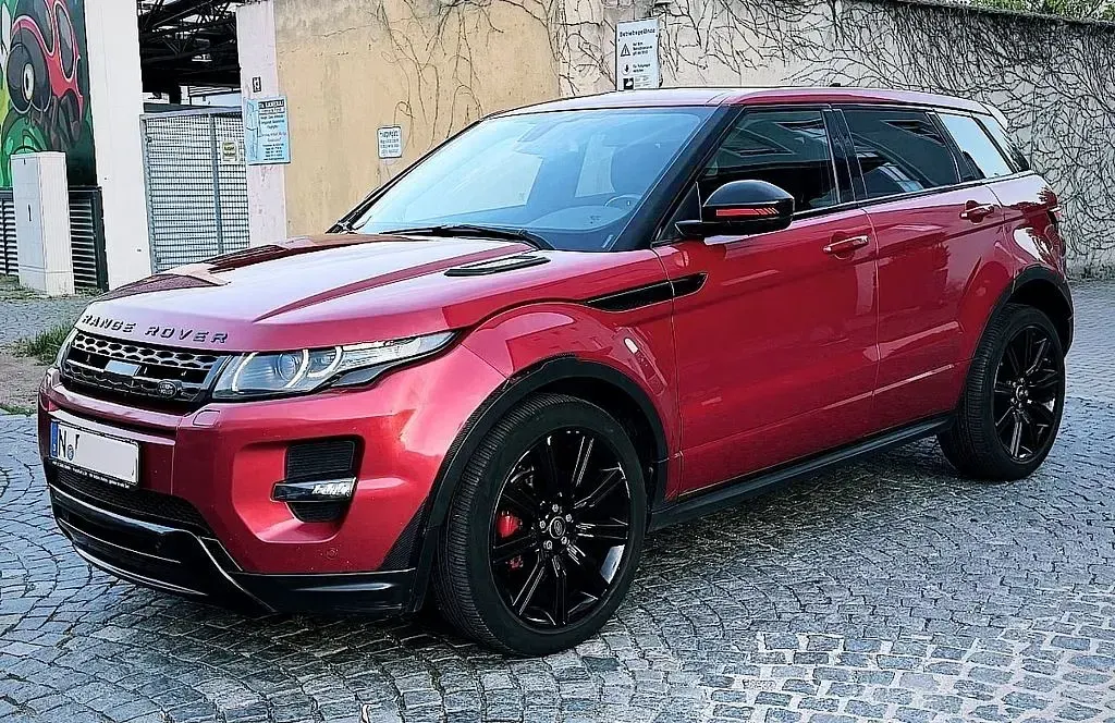 Gebraucht Land Rover Range Rover evoque Dynamic 190 PS (139 kW) 2014 Rot SUV