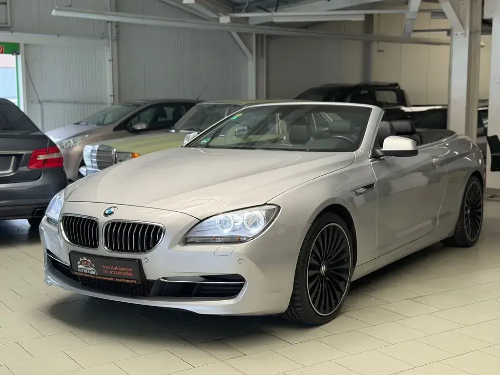 Gebraucht BMW 640 Cabriolet Sport Line 320 PS (235 kW) 2012 Silber Cabrio