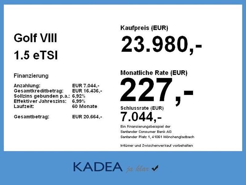 Gebraucht VW Golf VIII Goal 116 PS (85 kW) 2024 Grenadillschwarz metallic Limousine