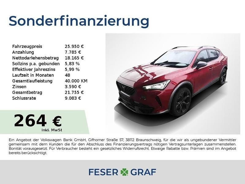 Gebraucht Cupra Formentor VZ 245 PS (180 kW) 2022 Desire rot metallic SUV
