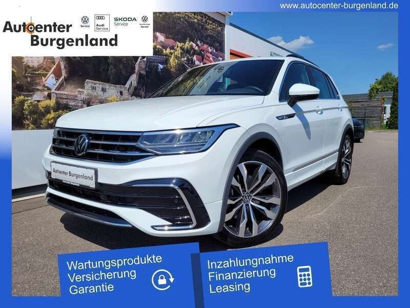 Pure white Gebraucht 2023 VW Tiguan R-line SUV | 39.990 € (Etwas zu teuer) - Bild 1/4