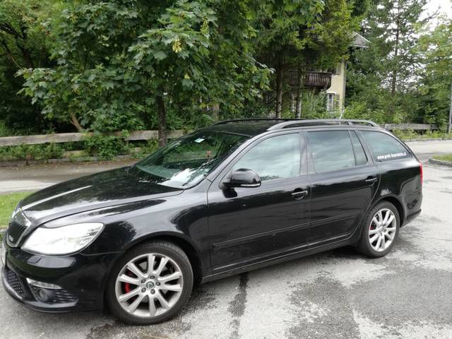 Gebraucht Skoda Octavia RS 200 PS (147 kW) 2010 Schwarz metallic Kombi