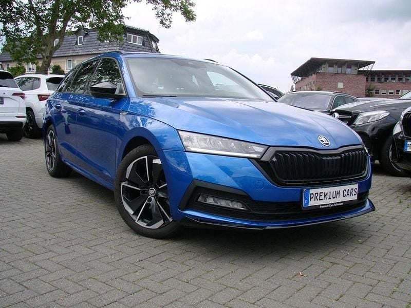 Blau Gebraucht 2024 Skoda Octavia SportLine Limousine | 29.980 € (Guter Preis) - Bild 1/4