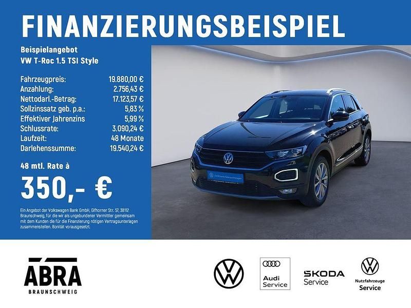 Second-hand VW T-Roc Style 150 CP (110 kW) 2019 Negru SUV