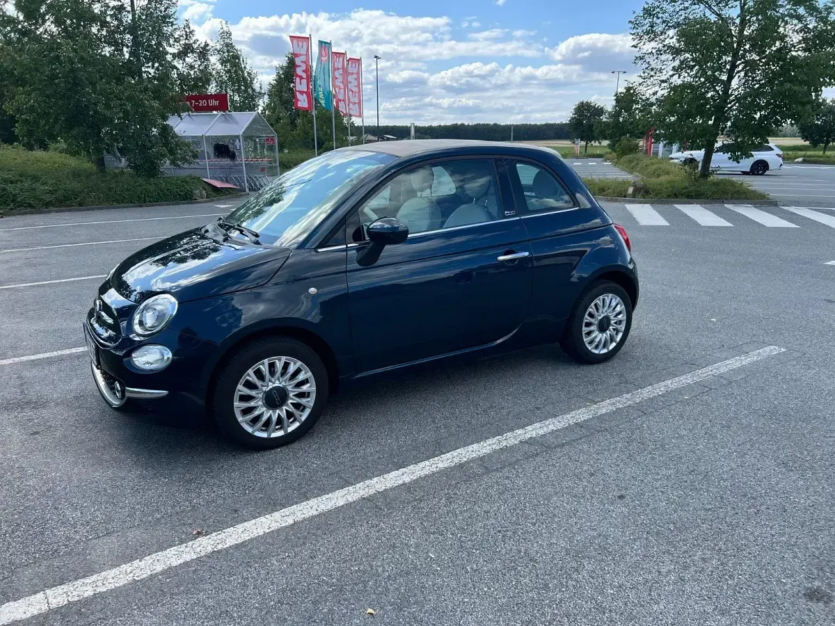 Gebraucht Fiat 500C Lounge 69 PS (50 kW) 2016 Blau Cabrio