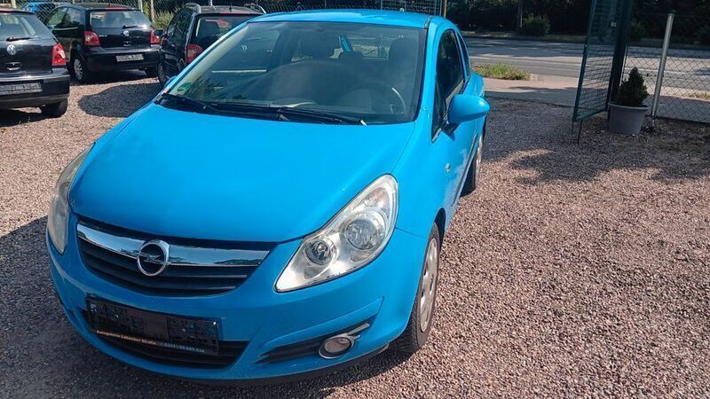 Blau Gebraucht 2008 Opel Corsa Catch Me Kleinwagen | 2.150 € (Guter Preis) - Bild 1/4