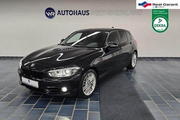 Schwarz Gebraucht 2018 BMW 120 Sport Line Kleinwagen | 14.590 € (Guter Preis) - Bild 1/4