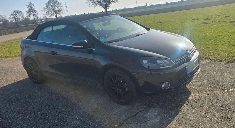 Gebraucht VW Golf Cabriolet 105 PS (77 kW) 2012 Schwarz Cabrio