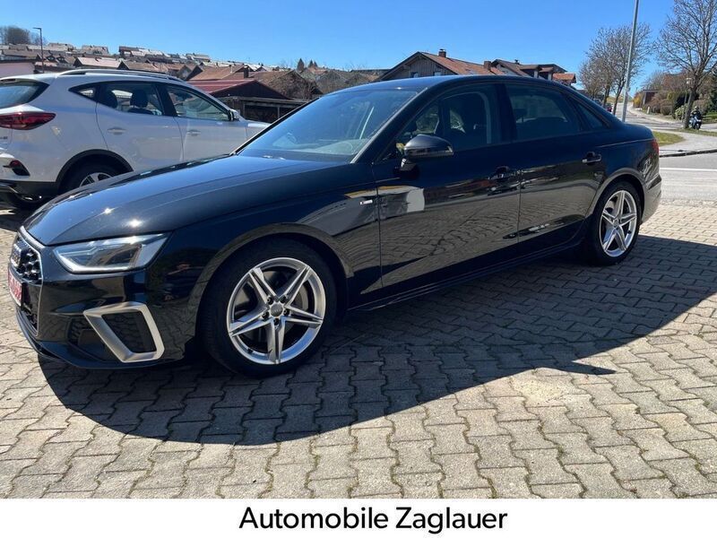 Schwarz Gebraucht 2020 Audi A4 S-Line Limousine | 21.490 € - Bild 1/4