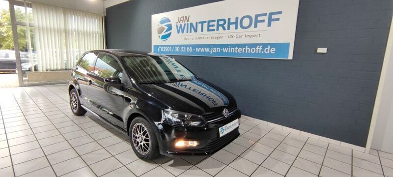 Gebraucht VW Polo Trendline 60 PS (44 kW) 2017 Schwarz Kleinwagen