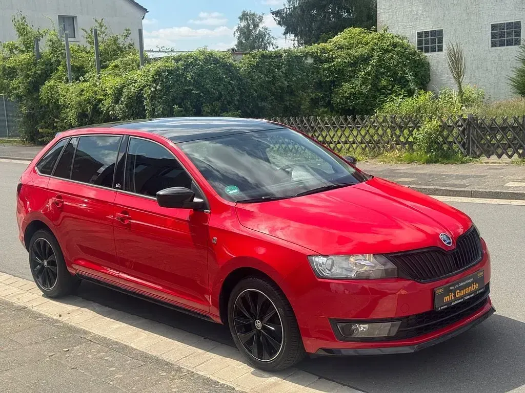 Gebraucht Skoda Rapid Monte Carlo 105 PS (77 kW) 2015 Rot Kleinwagen