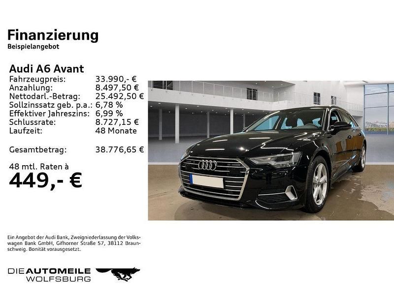 Gebraucht Audi A6 Sport 204 PS (150 kW) 2022 Brillantschwarz Kombi
