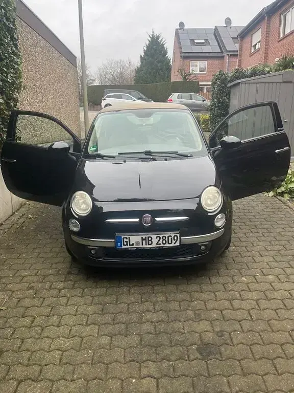 Gebraucht Fiat 500C Lounge 69 PS (50 kW) 2011 Schwarz Cabrio