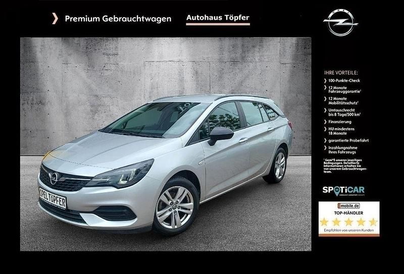 Gebraucht Opel Astra Edition 110 PS (80 kW) 2021 Silber Kombi