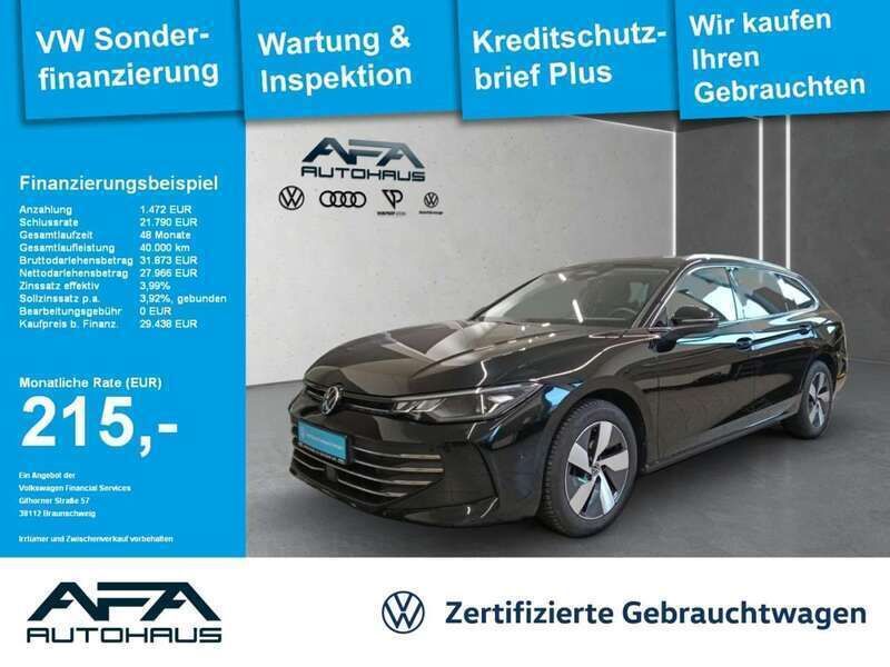 Schwarz Gebraucht 2024 VW Passat Business Kombi | 30.444 € (Superpreis) - Bild 1/3