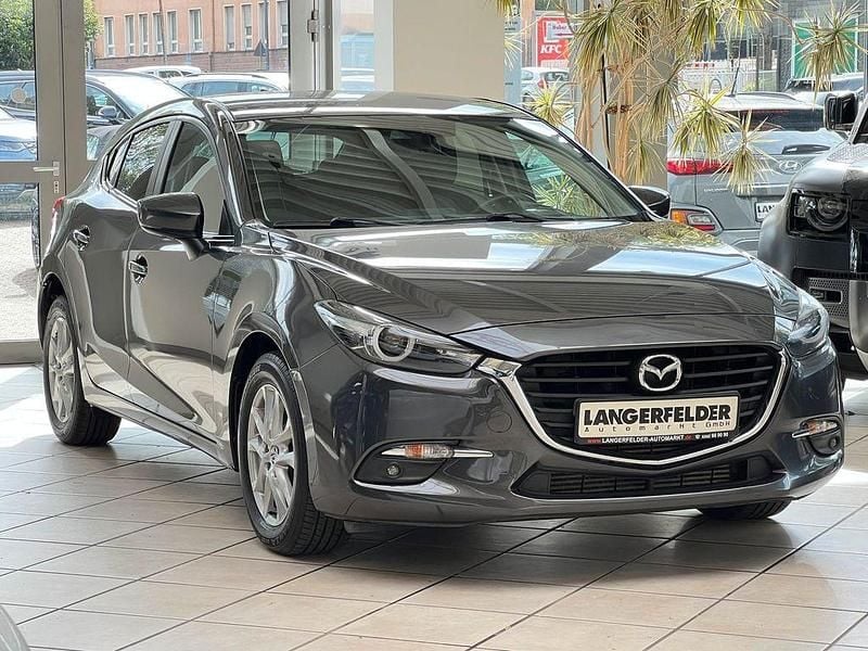 Matrixgrau metallic Gebraucht 2017 Mazda 3 Exclusive-Line Limousine | 14.400 € (Etwas zu teuer) - Bild 1/4
