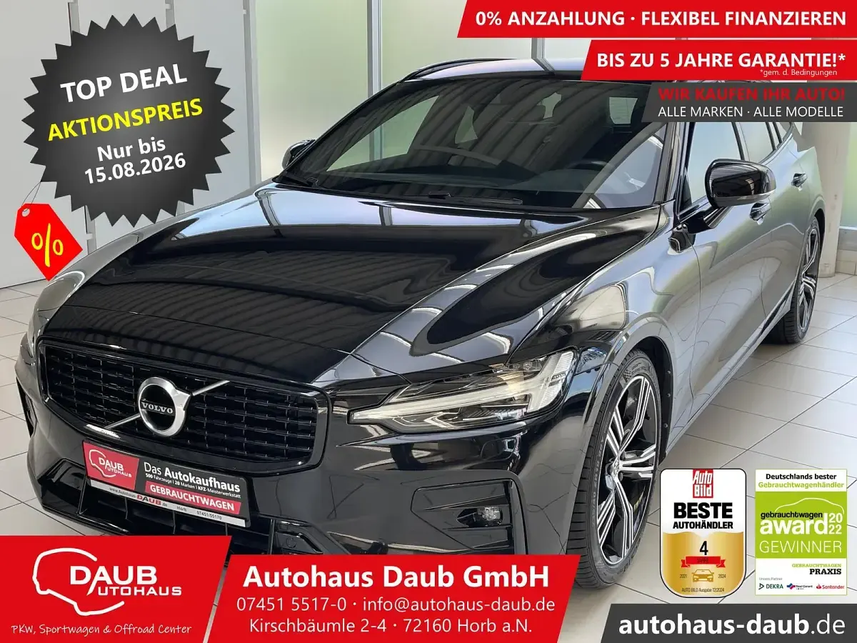 Gebraucht Volvo V60 R-Design 197 PS (144 kW) 2020 Kombi