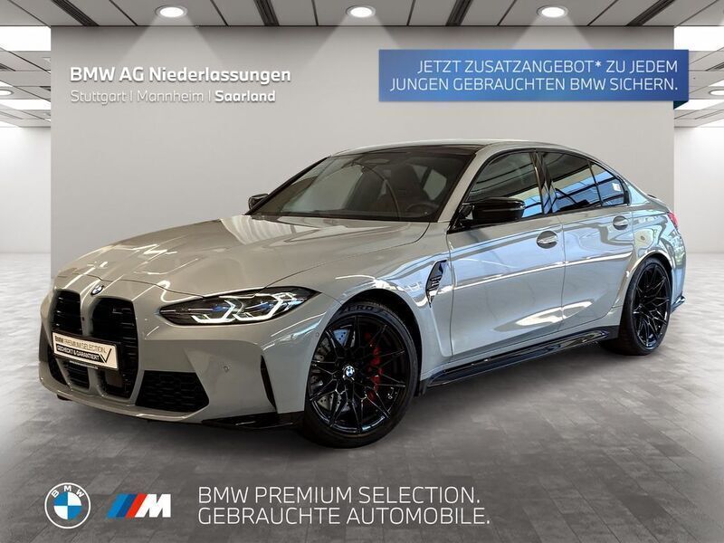 Grau Gebraucht 2024 BMW M3 Competition Edition Limousine | 82.906 € (Fairer Preis) - Bild 1/3