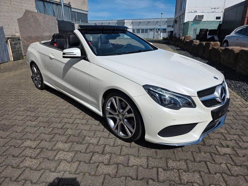 Weiß Gebraucht 2015 Mercedes E220 AMG Cabrio | 20.390 € (Etwas zu teuer) - Bild 1/4