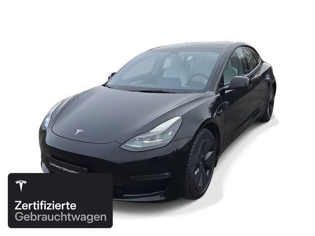Schwarz Gebraucht 2021 Tesla Model 3 Long Range AWD Limousine | 27.700 € (Fairer Preis) - Bild 1/4