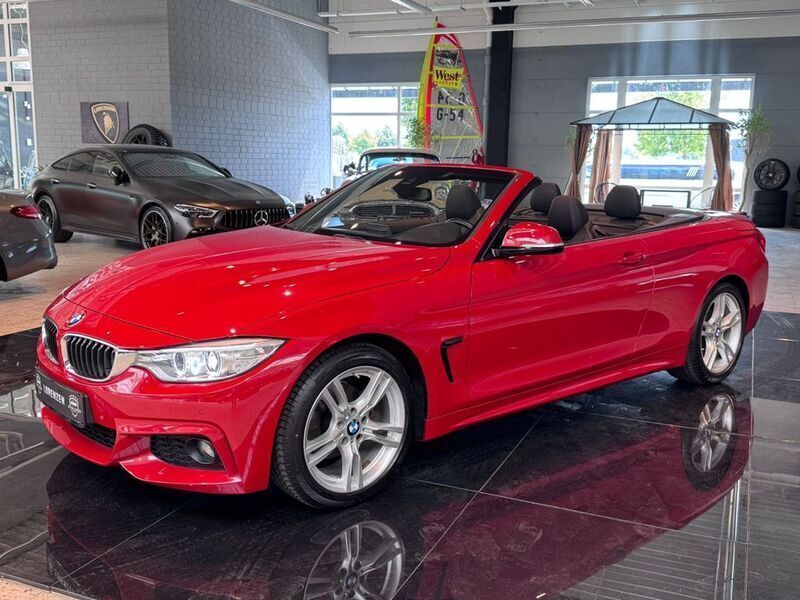 Rot Gebraucht 2015 BMW 420 M Sport Cabrio | 25.995 € (Fairer Preis) - Bild 1/4