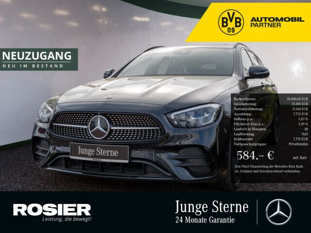 Schwarz Gebraucht 2022 Mercedes E300 AMG Kombi | 38.880 € (Fairer Preis) - Bild 1/4